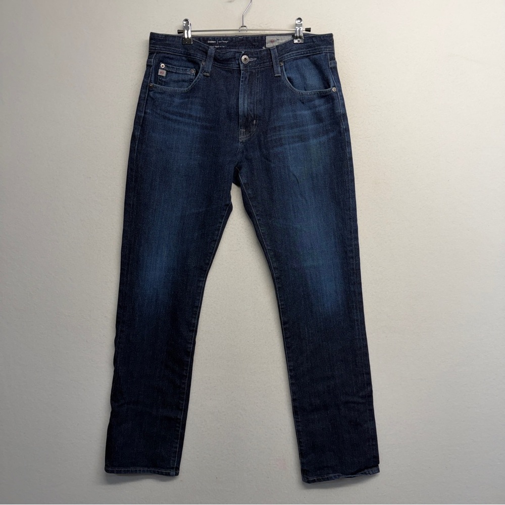 Ag Adriano Goldschmied Everett Jeans 31x32‎ Dark Wash Slim Straight